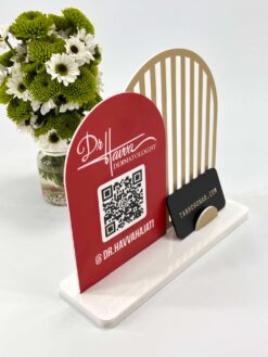 استند QR CODE و کارت ویزیت مدل TH_45359