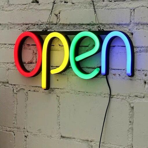 تابلو نئون open مدل TH_45195