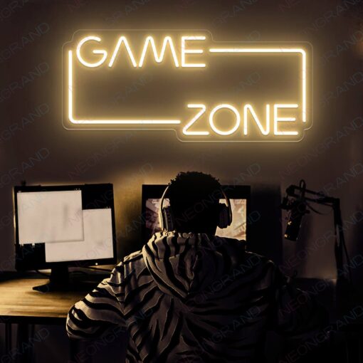 تابلو نئون GAME ZONE مدل TH_16492