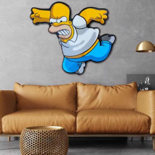 تابلو دیواری طرح Homer Simpson مدل TH_60098