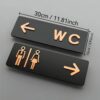 پلاک راهنمای WC ترکیبی مدل TH_30345
