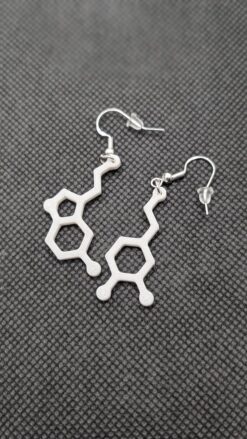 گوشواره پلکسی طرح مولکول مدل TH_65677