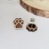 گوشواره چوبی طرح پنجه مدل TH_66418