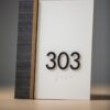 پلاک شماره واحد مدل TH_18404