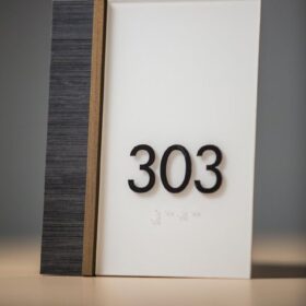 پلاک شماره واحد مدل TH_18404