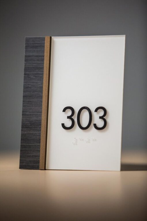 پلاک شماره واحد مدل TH_18404
