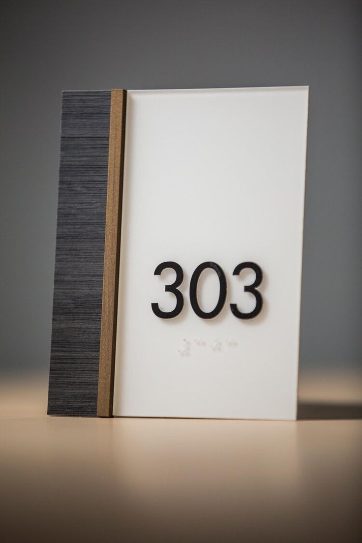 پلاک شماره واحد مدل TH_18404
