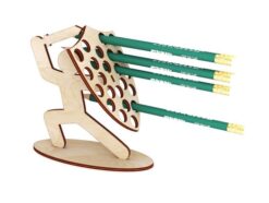 استند مداد چوبی طرح جنگجو مدل TH_34708