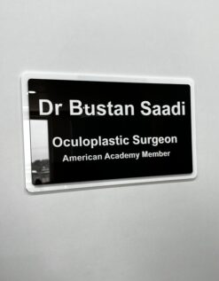 تابلو پلکسی درب مطب دکتر مدل TH_35624