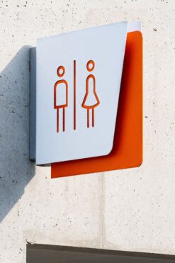 تابلو WC دیواری مدرن مدل TH_41155