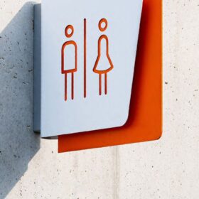 تابلو WC دیواری مدرن مدل TH_41155