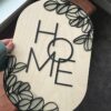 تابلو دکوراتیو طرح HOME مدل TH_43114