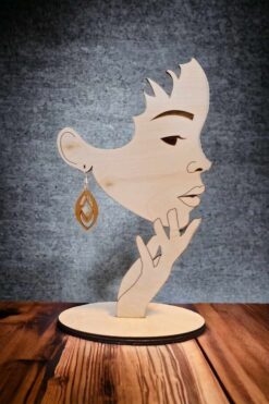 استند نمایش گوشواره طرح چهره مدل TH_47580