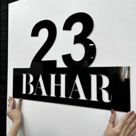 پلاک شماره و نام ساختمان مدل TH_51796