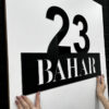 پلاک شماره و نام ساختمان مدل TH_51796