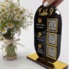 استند شماره میز و کیوآرکد رستوران مدل TH_25265