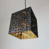 لوستر چوبی طرح هندسی مدل TH_68721