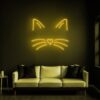 تابلو نئون طرح گربه مینیمال مدل TH_46138