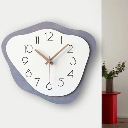 ساعت دیواری فانتزی طرح نامنظم مدل TH_60157