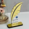 تندیس طرح پر طلایی مدل TH_60649