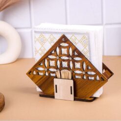 استند دستمال کاغذی و خلال‌ دندان مدل TH_66151