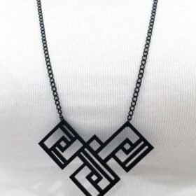 گردنبند طرح هندسی مدرن مدل TH_66460