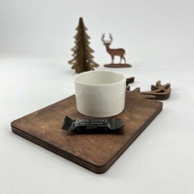 سینی سرو قهوه طرح شاخ گوزن مدل TH_72387