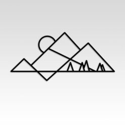 تابلو دیواری طرح کوهستان مدل TH_73809