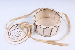 جعبه کادویی چوبی با روبان مدل TH_77412