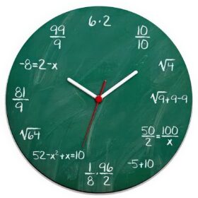 ساعت دیواری طرح فرمول ریاضی مدل TH_92151