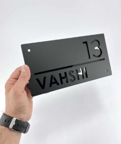 پلاک واحد همراه اسم مدل TH_19120