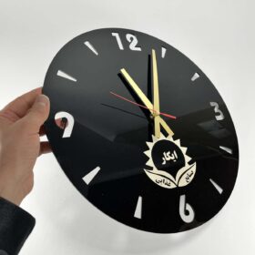 ساعت دیواری تبلیغاتی با حک لوگو مدل TH_62418