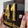 پلاک شماره ساختمان حروف برجسته مدل TH_73120