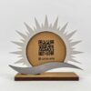 استند کیوآرکد چوبی طرح خورشید مدل TH_85632