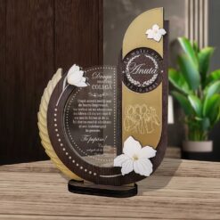 لوح تقدیر طرح گل برجسته مدل TH_87153