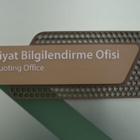 تابلو راهنمای اتاق اداری سازمانی مدل TH_42005