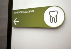 پلاک راهنمای مطب دندانپزشکی مدل TH_88944