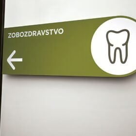 پلاک راهنمای مطب دندانپزشکی مدل TH_88944