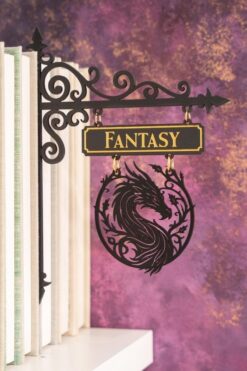 استند کتاب دیواری اژدها مدل TH_89476