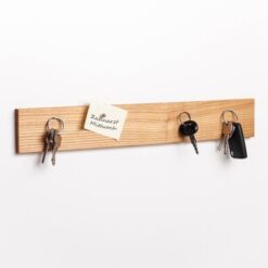 آویز کلید دیواری چوبی مدل TH_70507