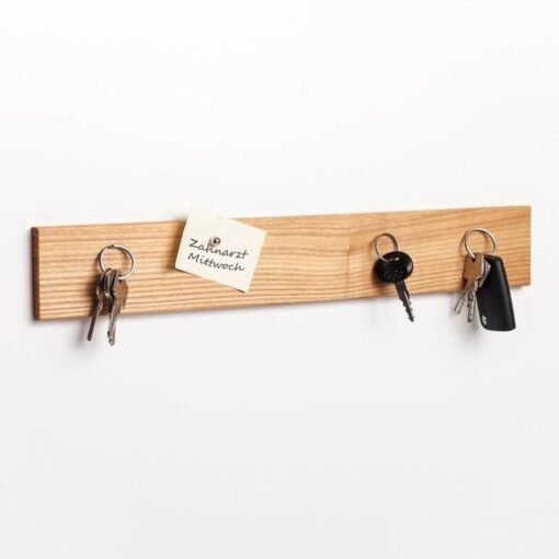 آویز کلید دیواری چوبی مدل TH_70507