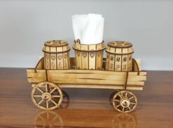 جای دستمال کاغذی طرح وینتیج مدل TH_35410