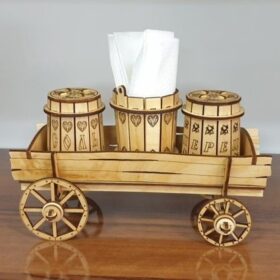 جای دستمال کاغذی طرح وینتیج مدل TH_35410