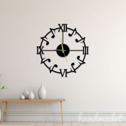 ساعت دیواری طرح نت موسیقی مدل TH_81870