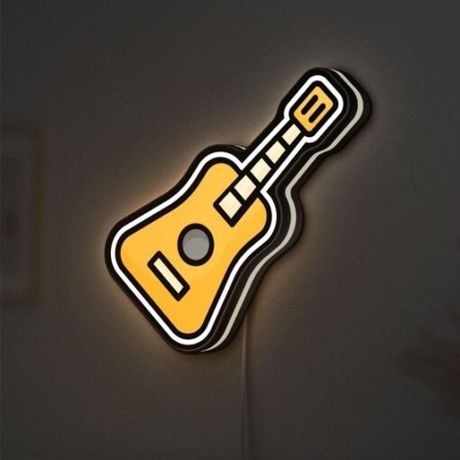 تابلو لایت باکس گیتار مدل TH_79087