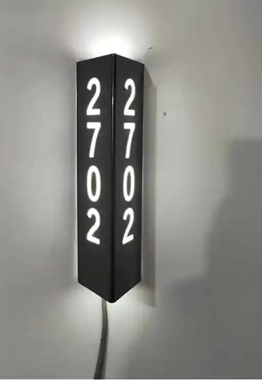 تابلو پلاک واحد با نور LED مدل TH_29497