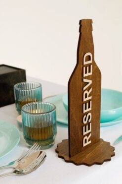 تابلو رزرو طرح بطری مدل TH_41512